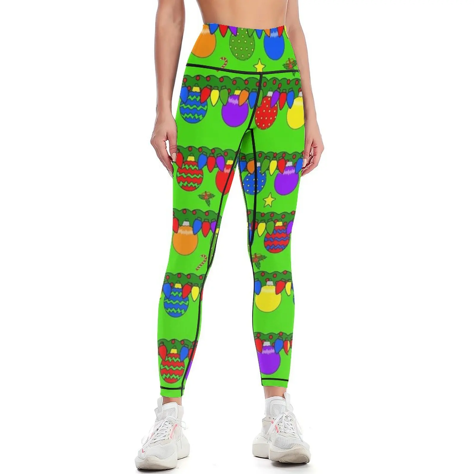 Yoga Fitness Holiday - Leggings Holiday Ornaments, vêtements d'exercice pour