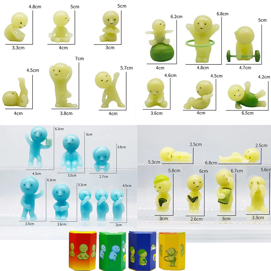 Yoga In Fitness First - Série de figurines miniatures lumineuses dans