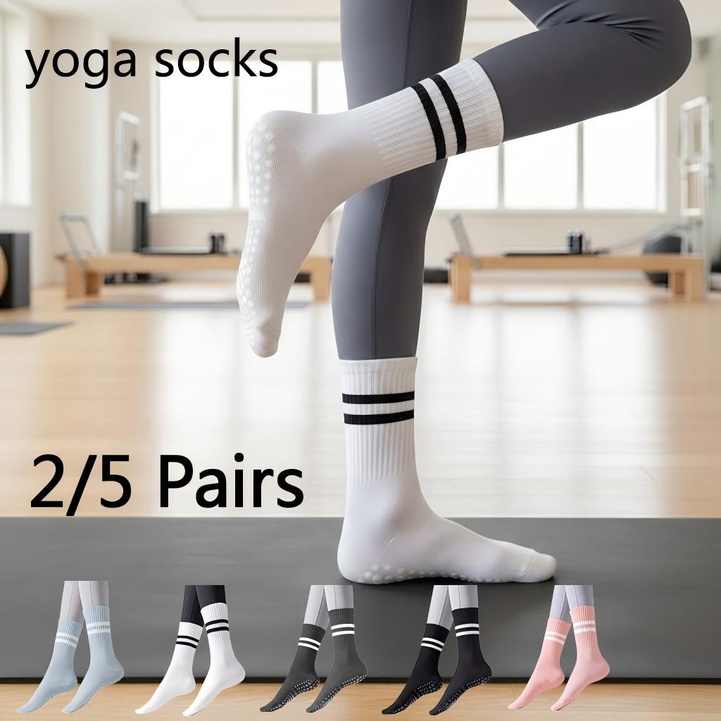 Yoga Fitness Women - Chaussettes de yoga antidérapantes pour femmes,