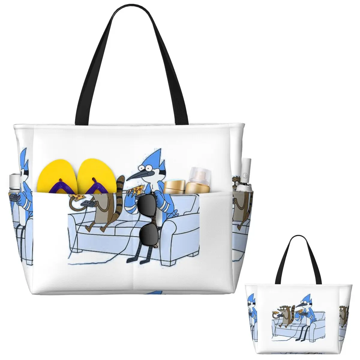Yoga Fitness Video - Sac fourre-tout de plage Mordecai And