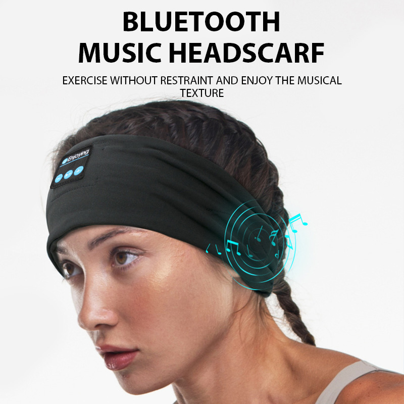 Yoga Fitness Video - Sans fil Bluetooth bandeau écouteurs sport