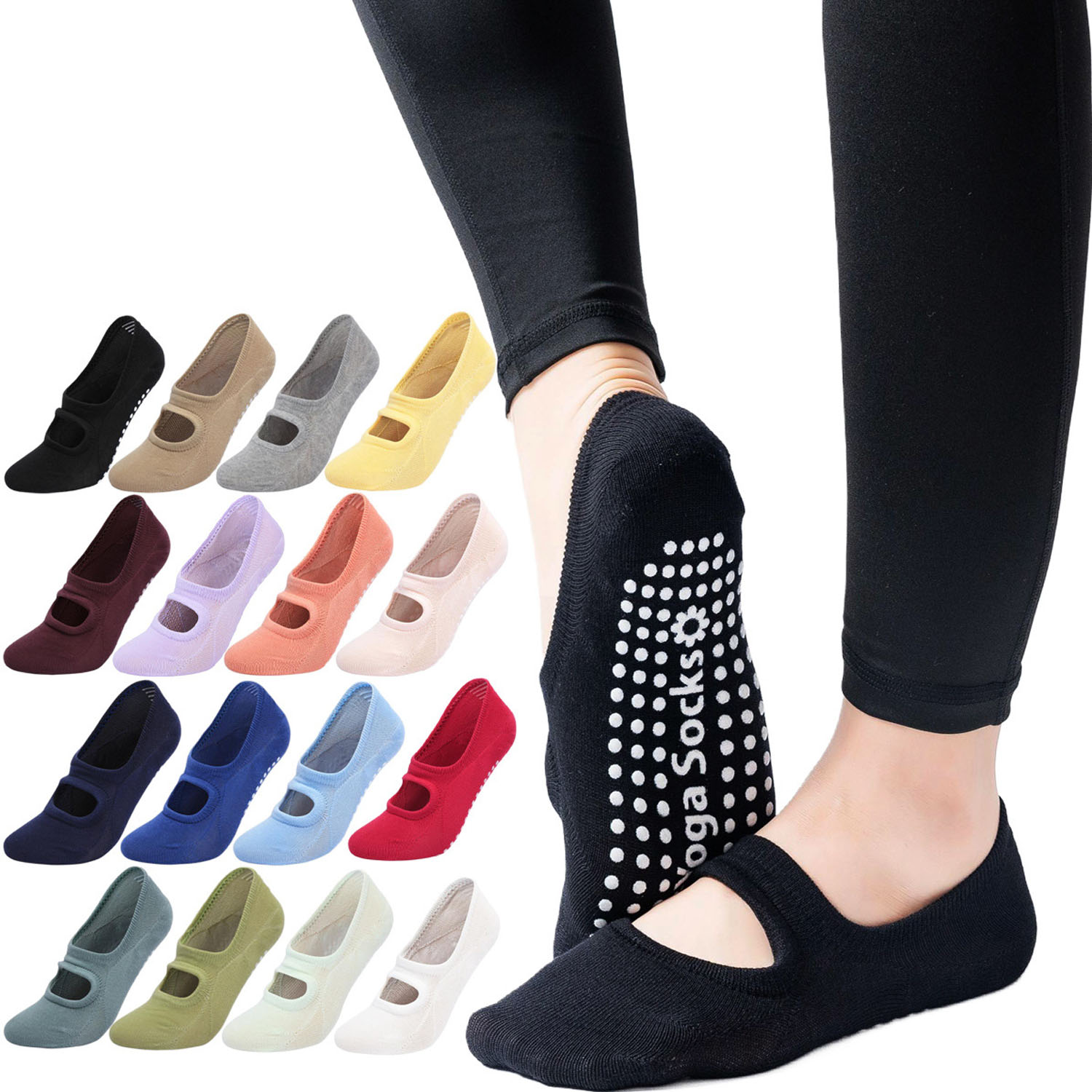 Yoga Fitness Women - Chaussettes de yoga pour femmes de
