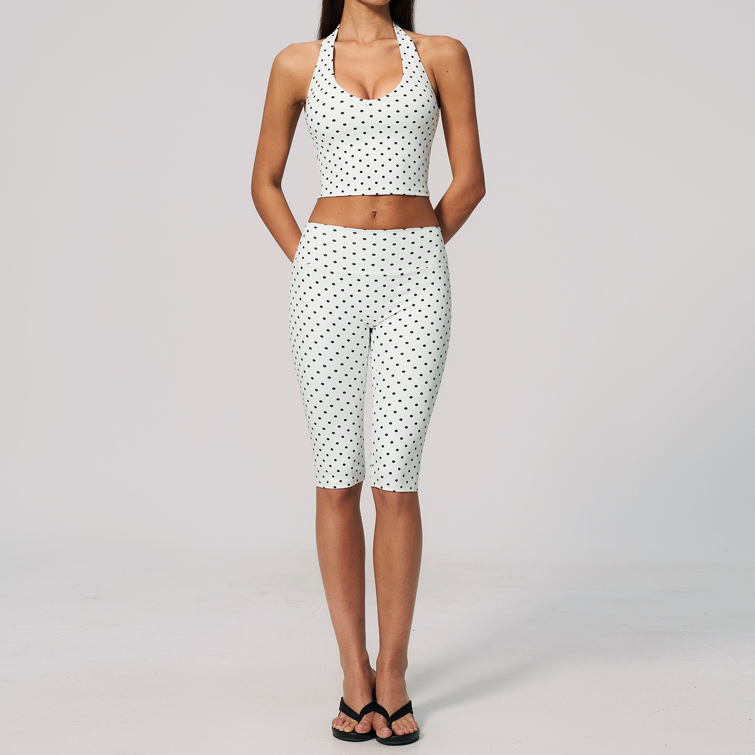 Yoga Fitness Fit Club - Ensemble élégant pour femme : Crop