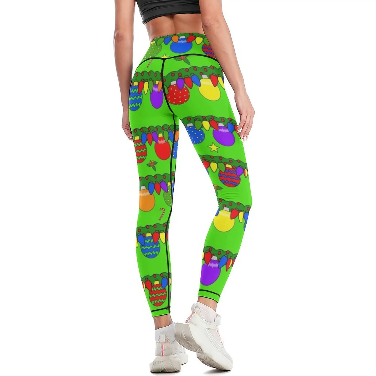 Leggings Holiday Ornaments, vê - Yoga Fitness Holiday avis et prix