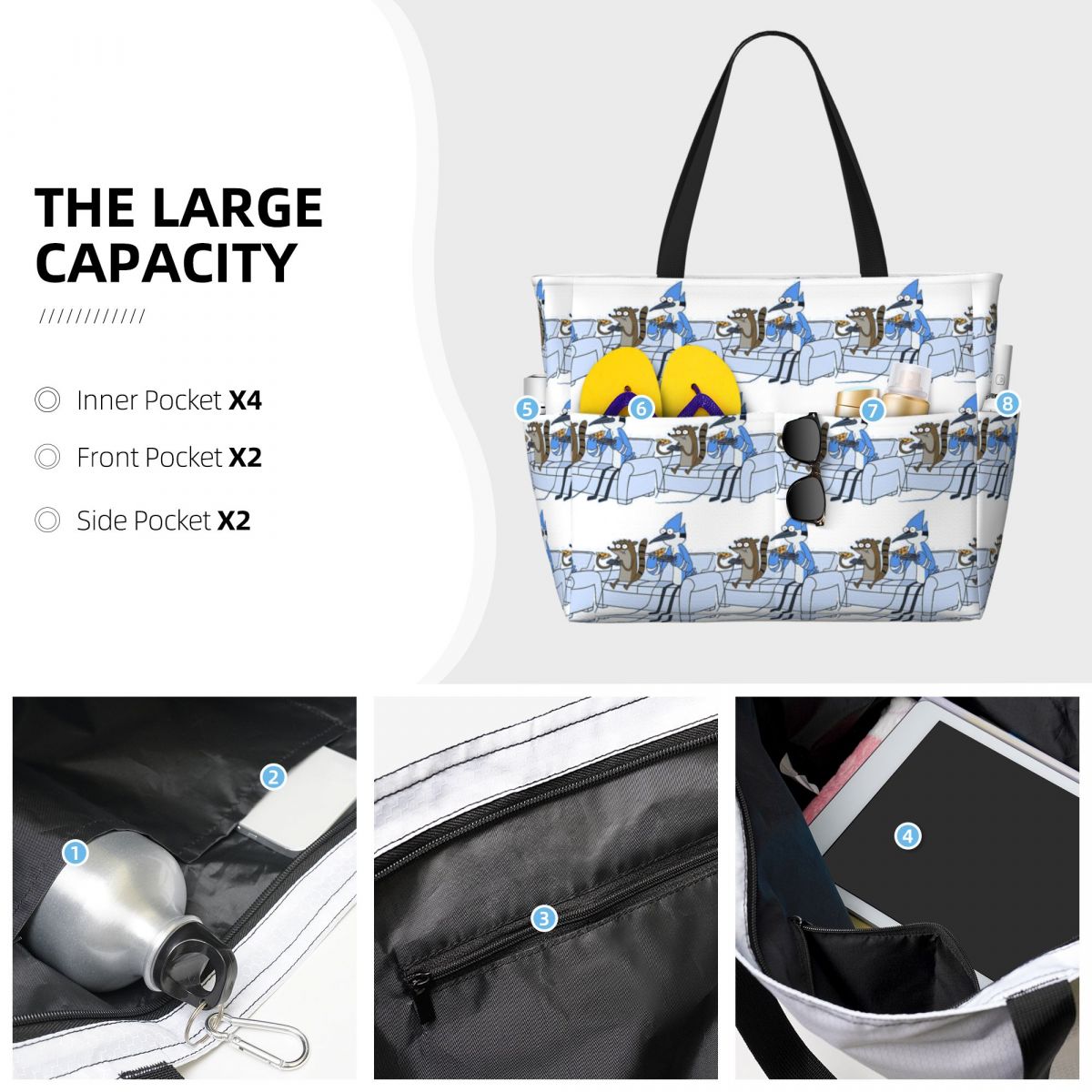 Sac fourre-tout de plage Morde - Yoga Fitness Video avis et prix