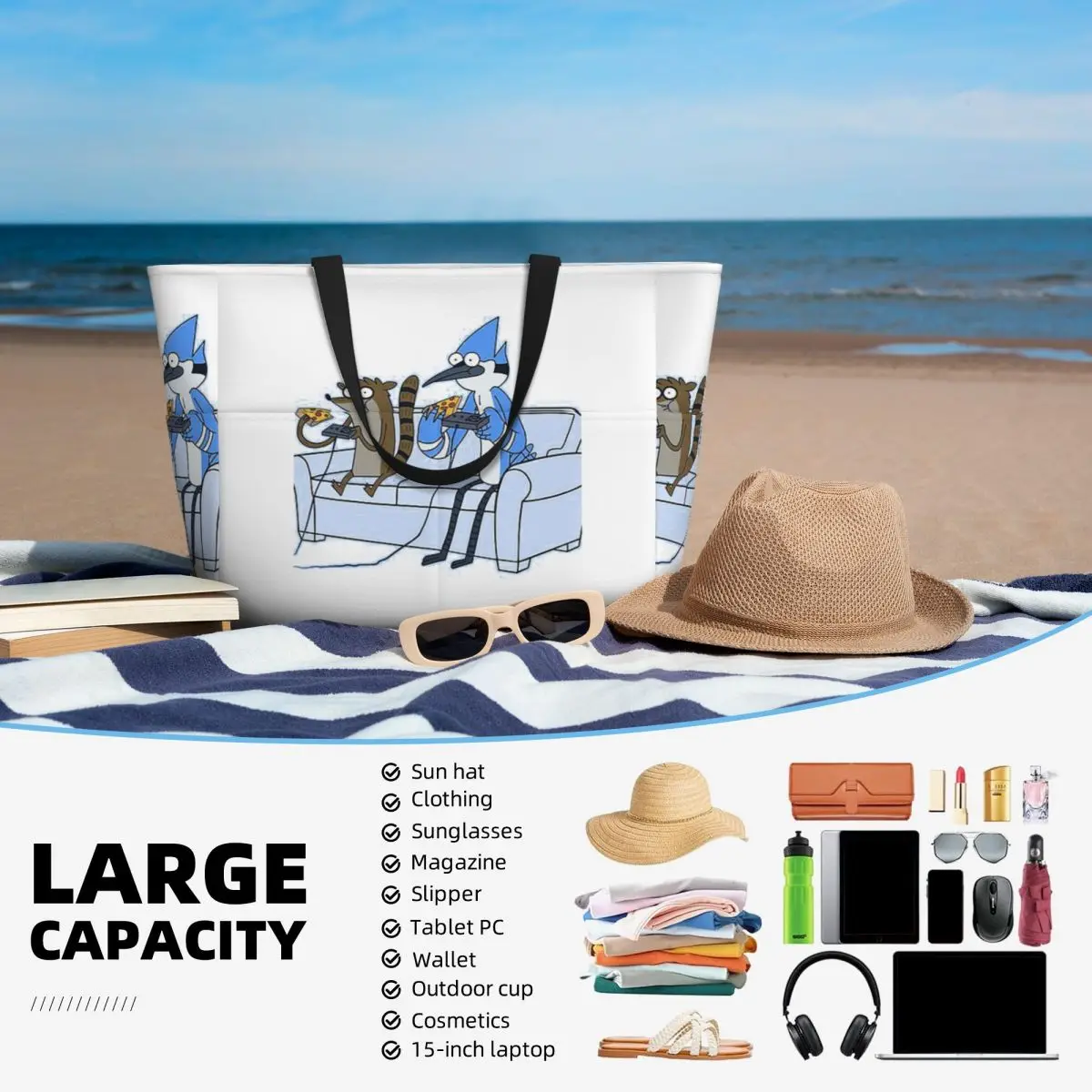 Sac fourre-tout de plage Morde - Yoga Fitness Video avis et prix