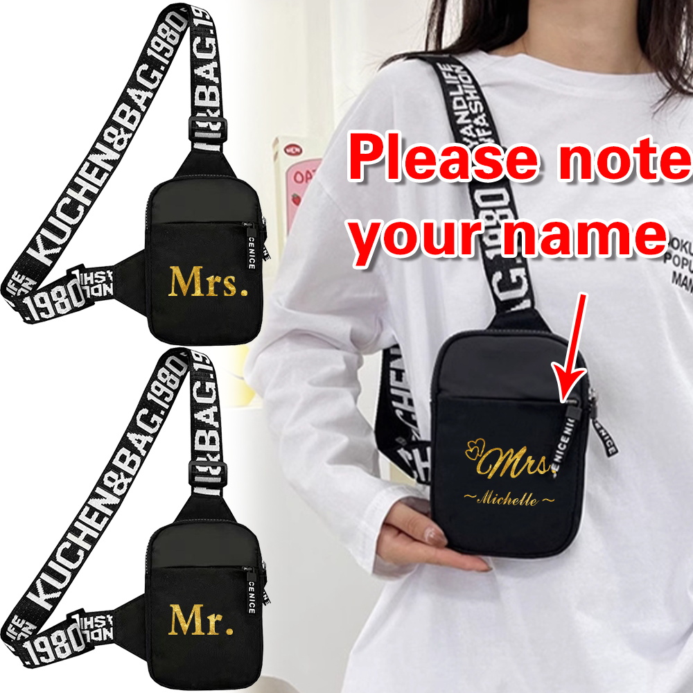 Sac de poitrine personnalisé a - Yoga Fitness Name avis et prix