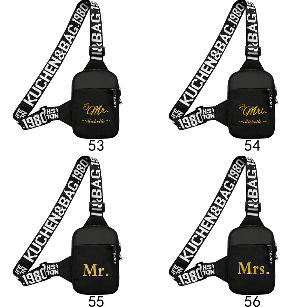 Sac de poitrine personnalisé a - Yoga Fitness Name avis et prix