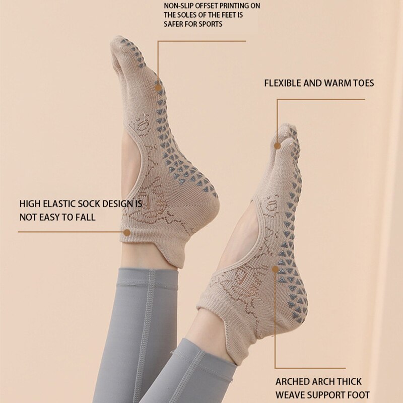 Chaussettes de yoga coordonnan - Yoga Fitness Women avis et prix
