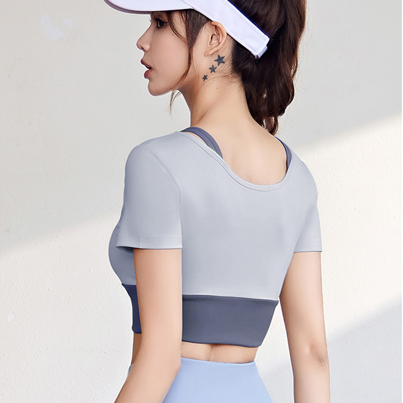 Chemise de sport à manches cou - Yoga Fitness Abonnement avis et prix
