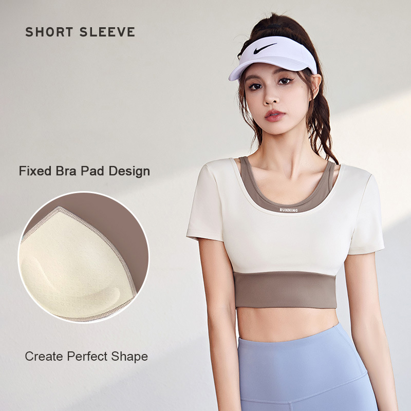 Chemise de sport à manches cou - Yoga Fitness Abonnement avis et prix