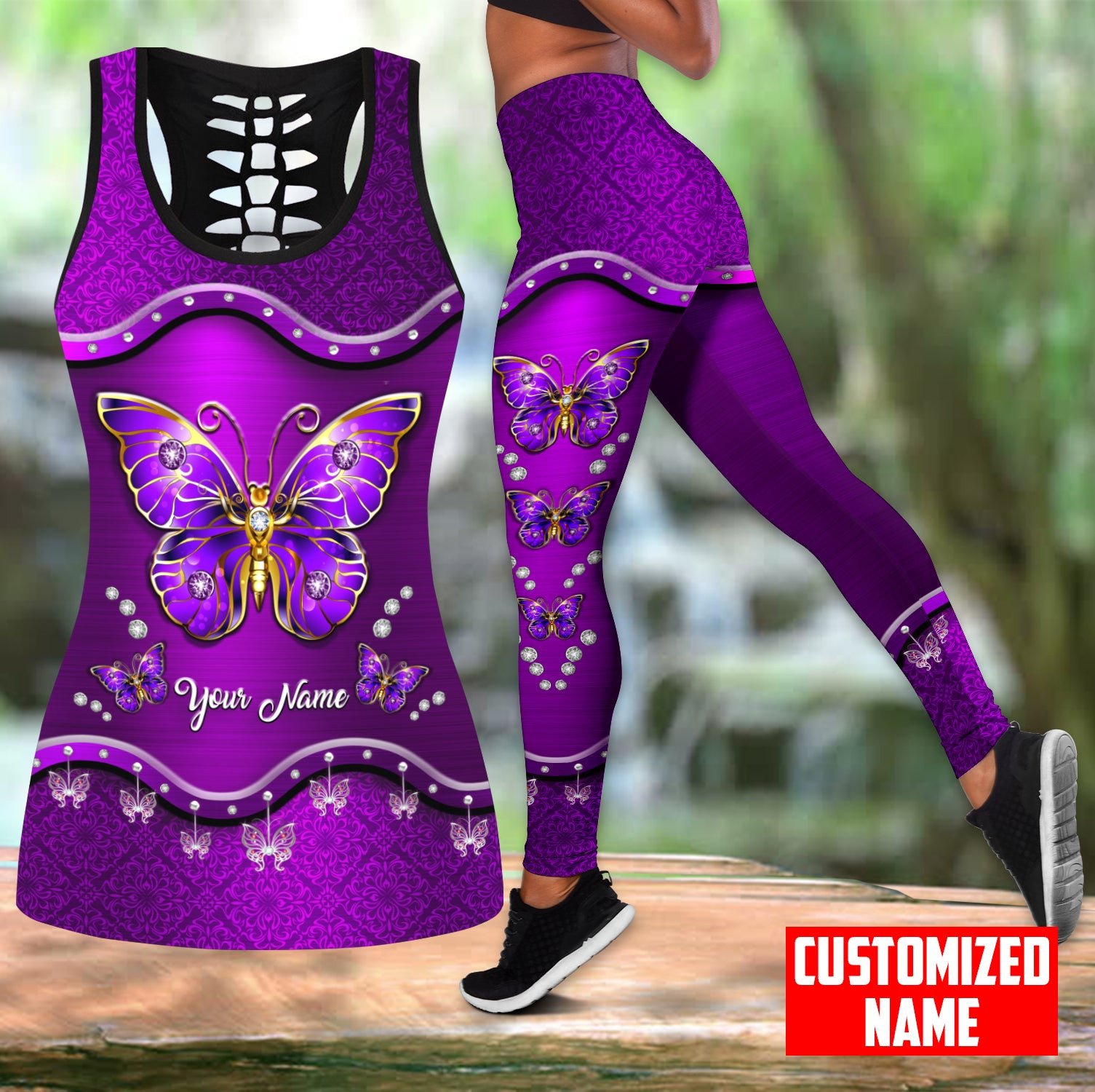 Ensemble débardeur et Leggings - Yoga Fitness Name avis et prix