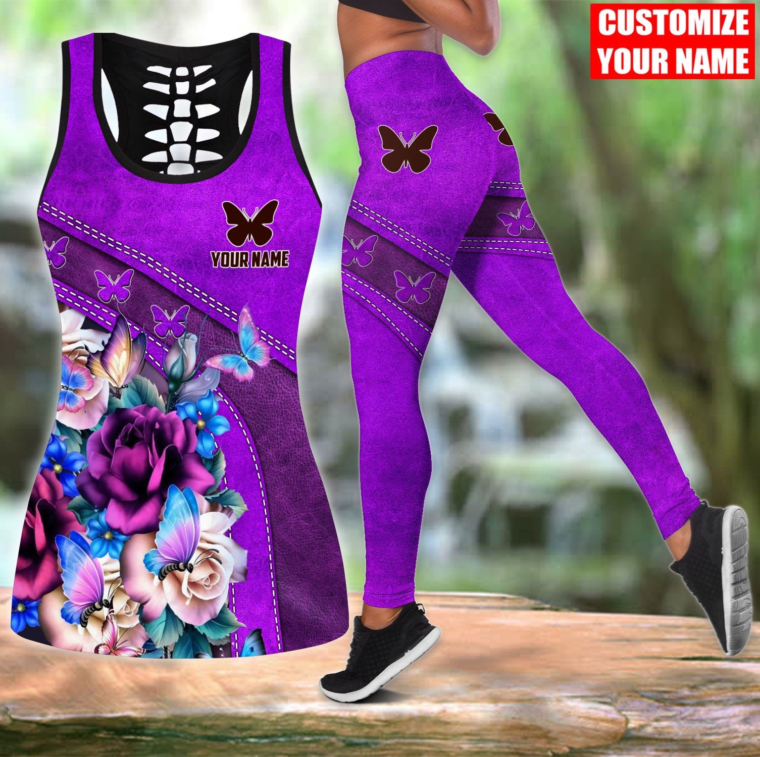 Ensemble débardeur et Leggings - Yoga Fitness Name avis et prix