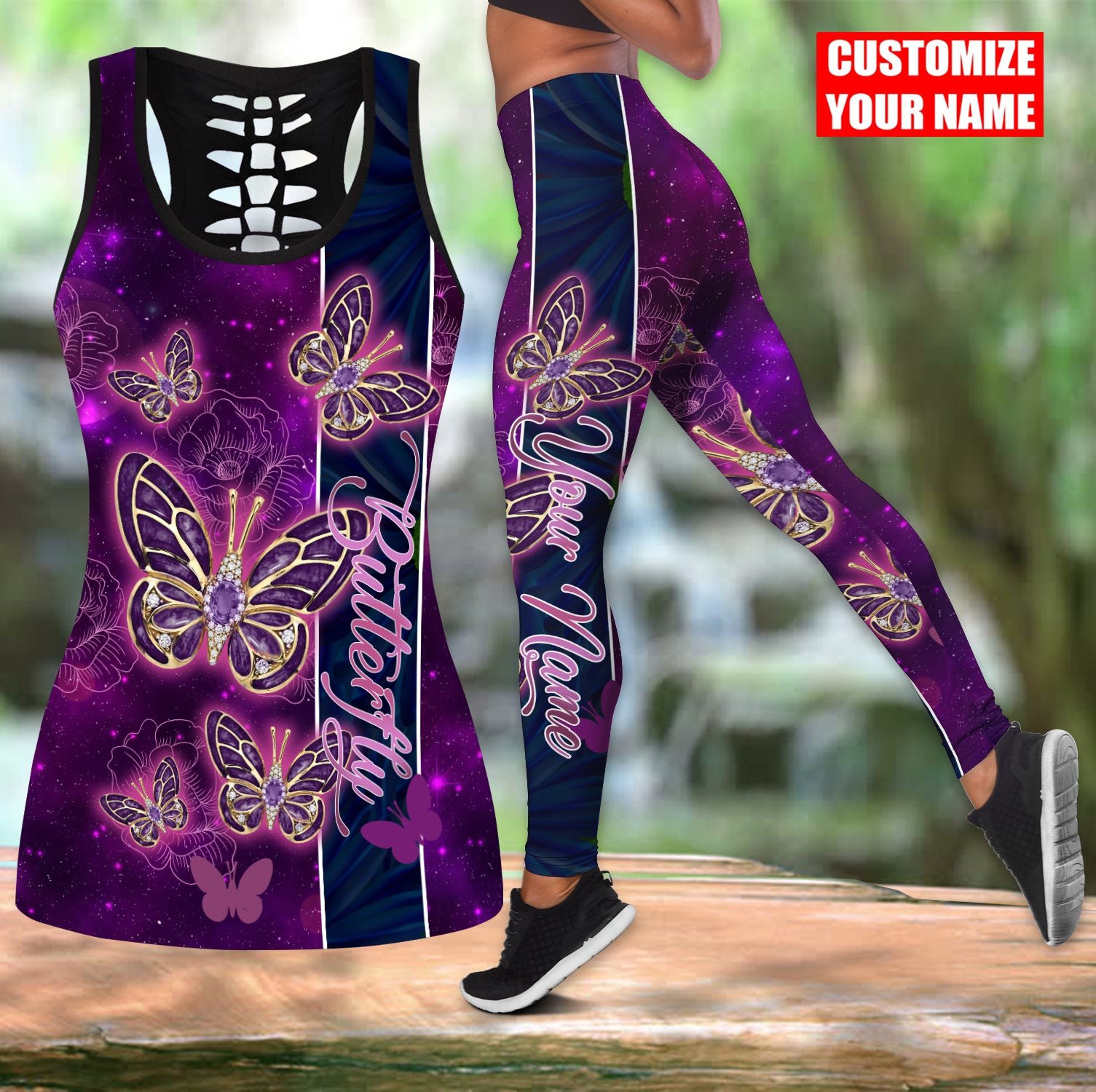 Ensemble débardeur et Leggings - Yoga Fitness Name avis et prix