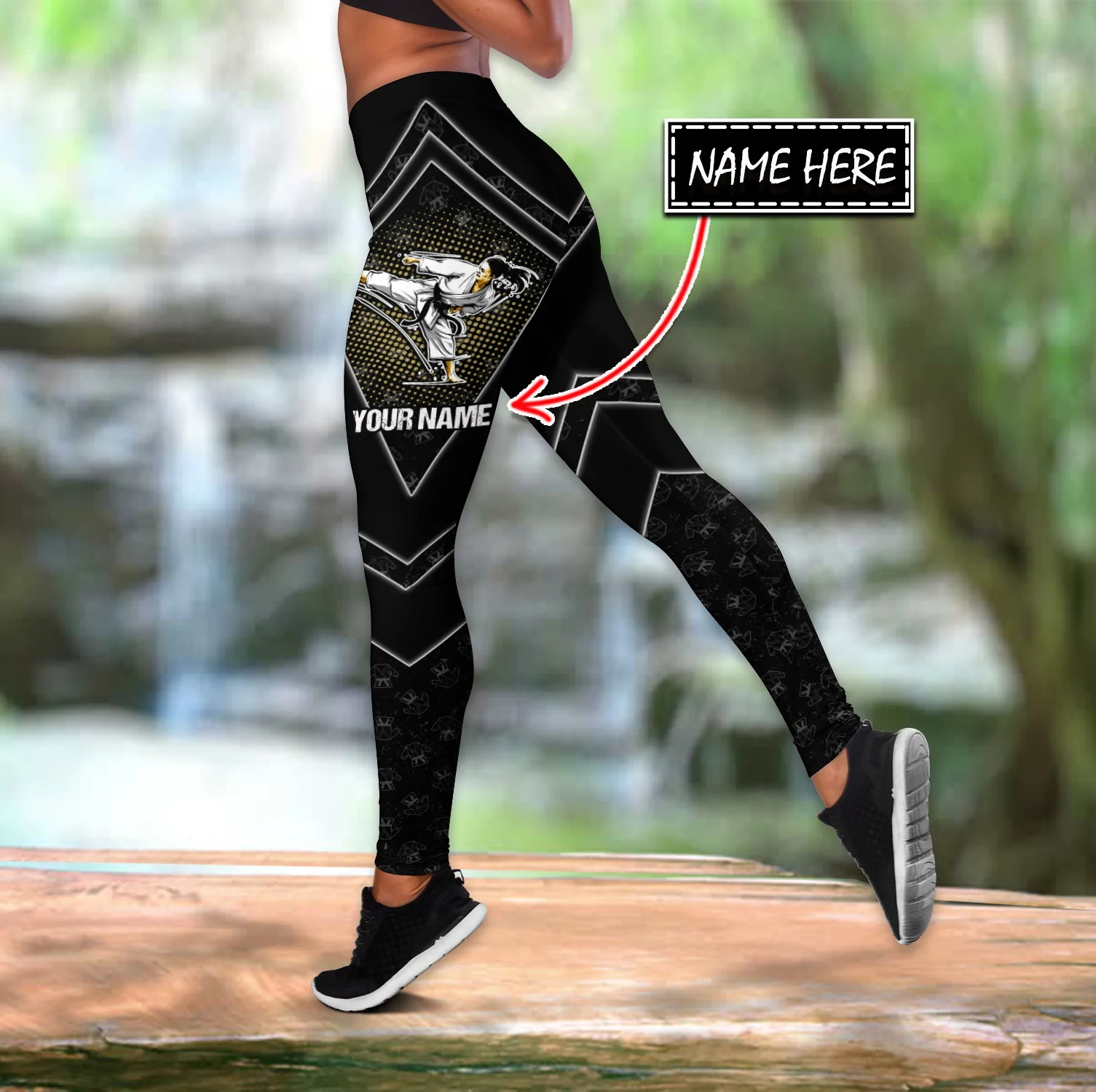 Personnaliser nom karaté 3D im - Yoga Fitness Name avis et prix