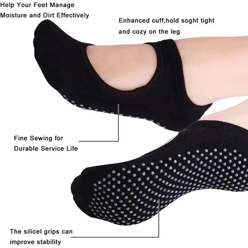 Chaussettes de yoga antidérapa - Yoga Fitness Women avis et prix