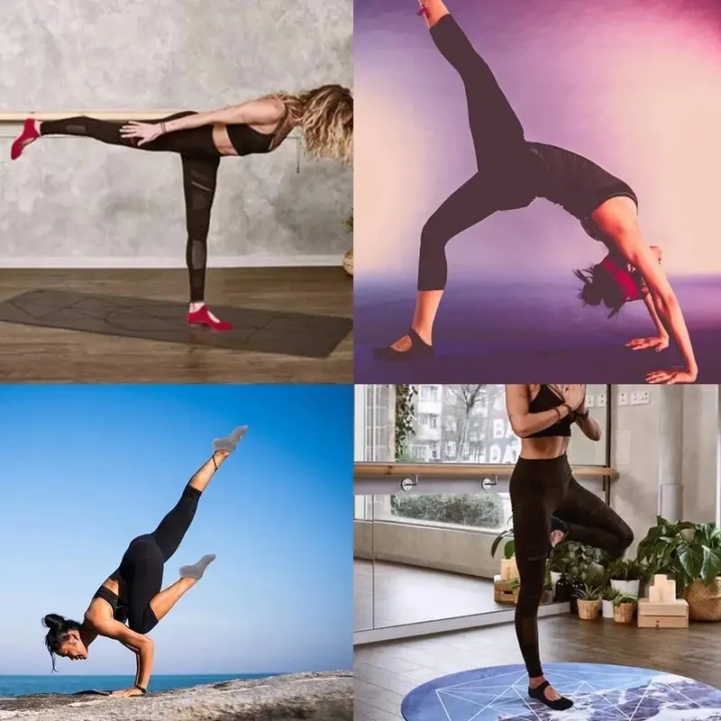 Chaussettes de yoga antidérapa - Yoga Fitness Women avis et prix
