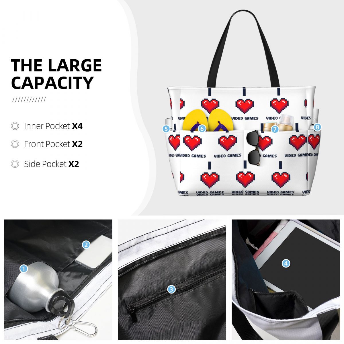 I Heart Video Games – sac four - Yoga Fitness Video avis et prix